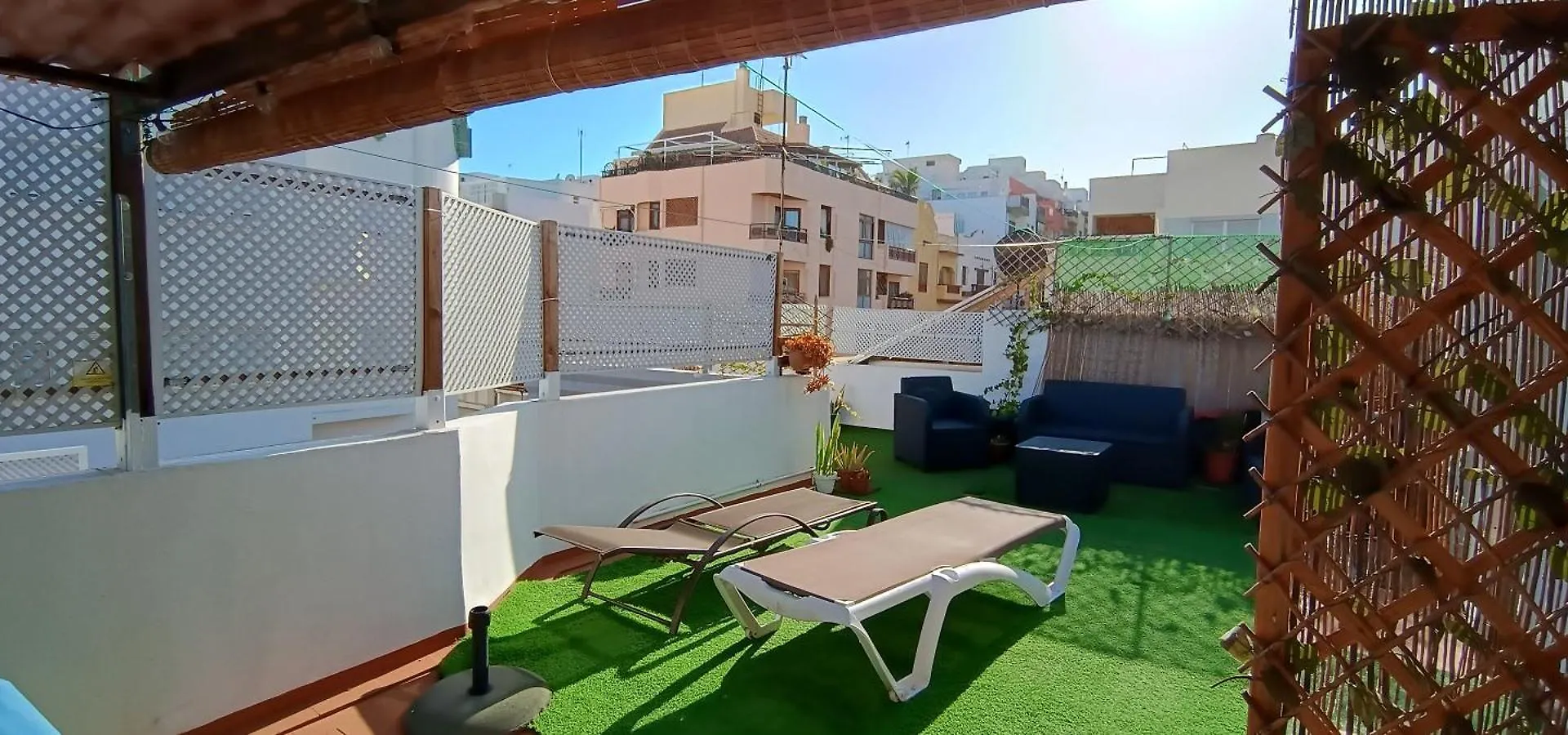 Center Santa Cruz, Alojamiento Centrico Con Gran Terraza, Cocina , Salon Y Banos, Todo Privado Lägenhet Santa Cruz de Tenerife